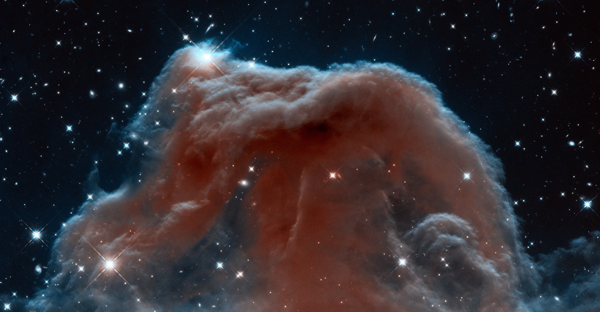 Hubble infrared image of Horsehead Nebula