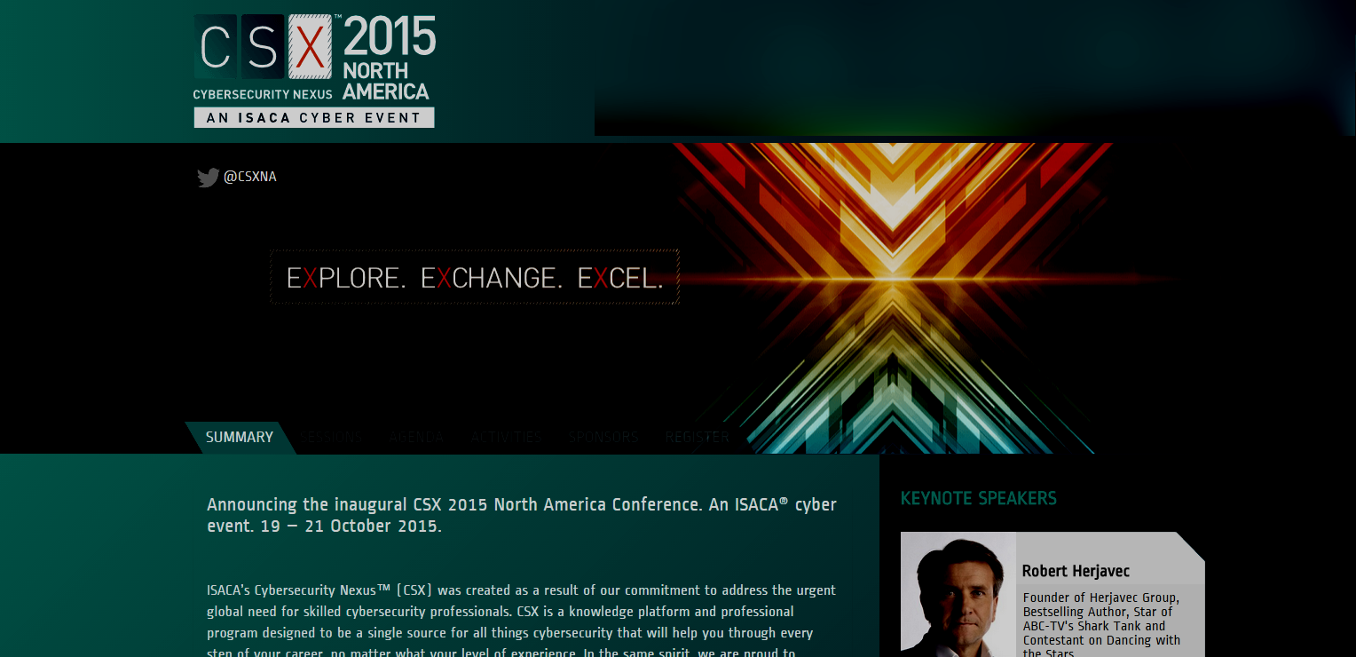 ISACA CSX 2015 event